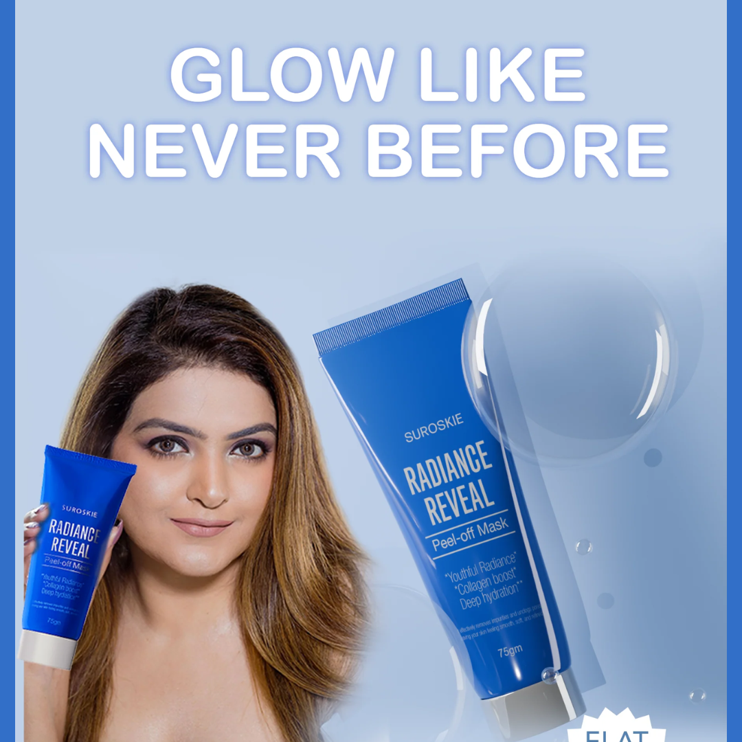 Suroskie peel off mask | cleanse & tighten pores | Glass like Skin in 20 minutes