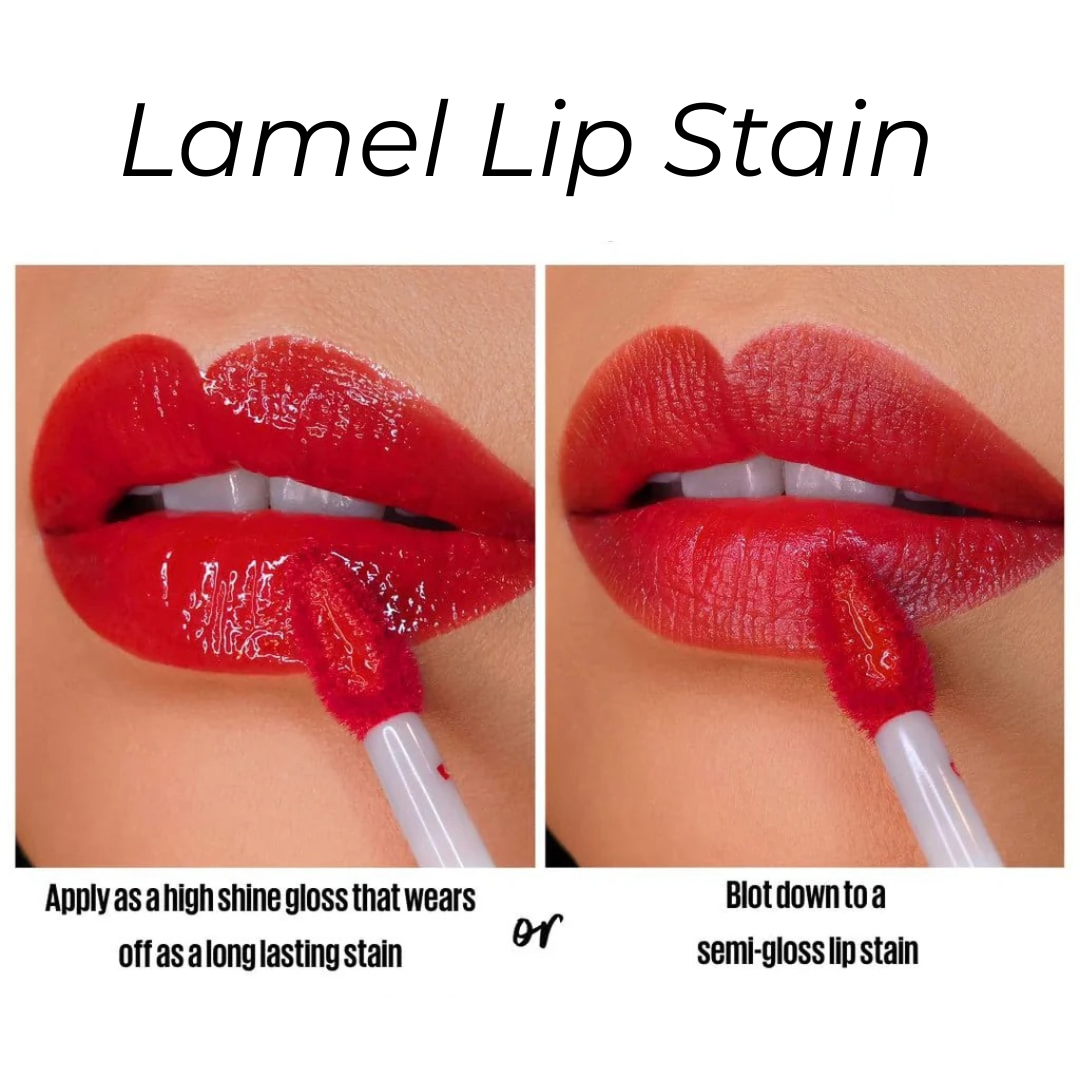 Lamel Stain Hydrating Lip Gloss | 2-in-1 Gloss & Long-Lasting Lip Stain