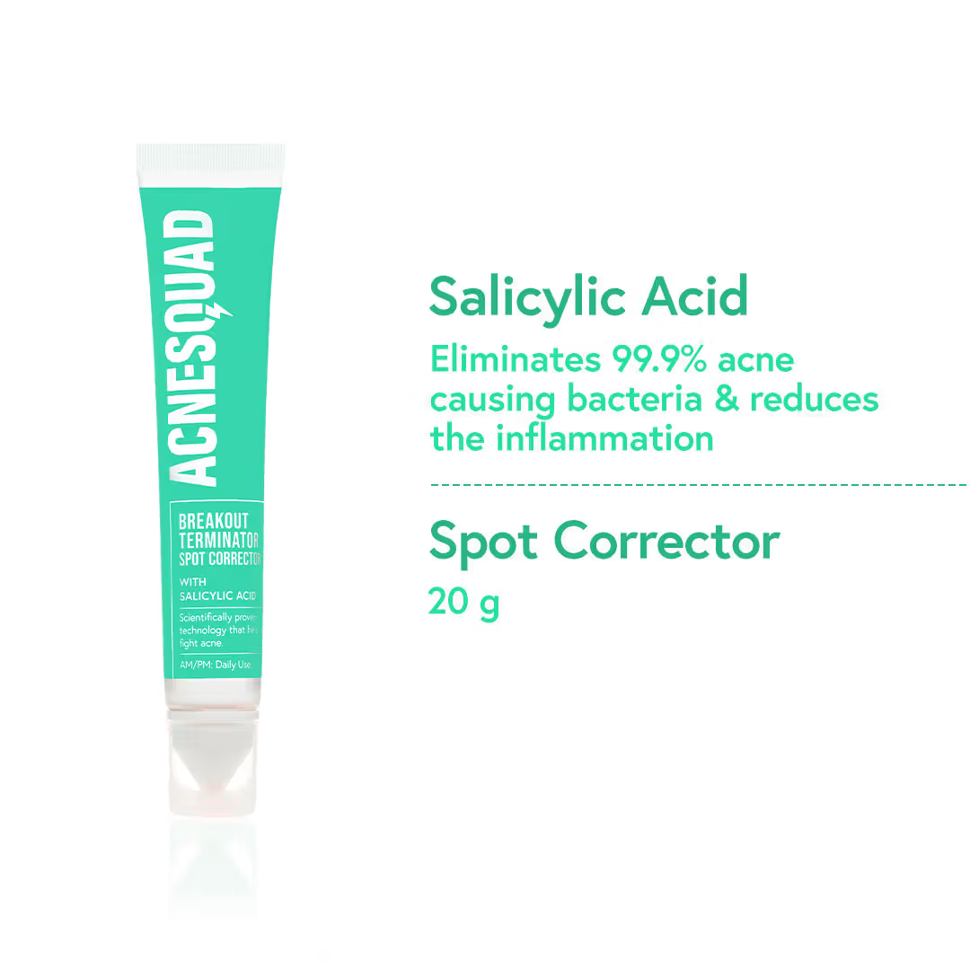 AcneSquad Acne Defense Spot Corrector | Clears Pimples, Kills Acne Bacteria & Fades Dark Spots