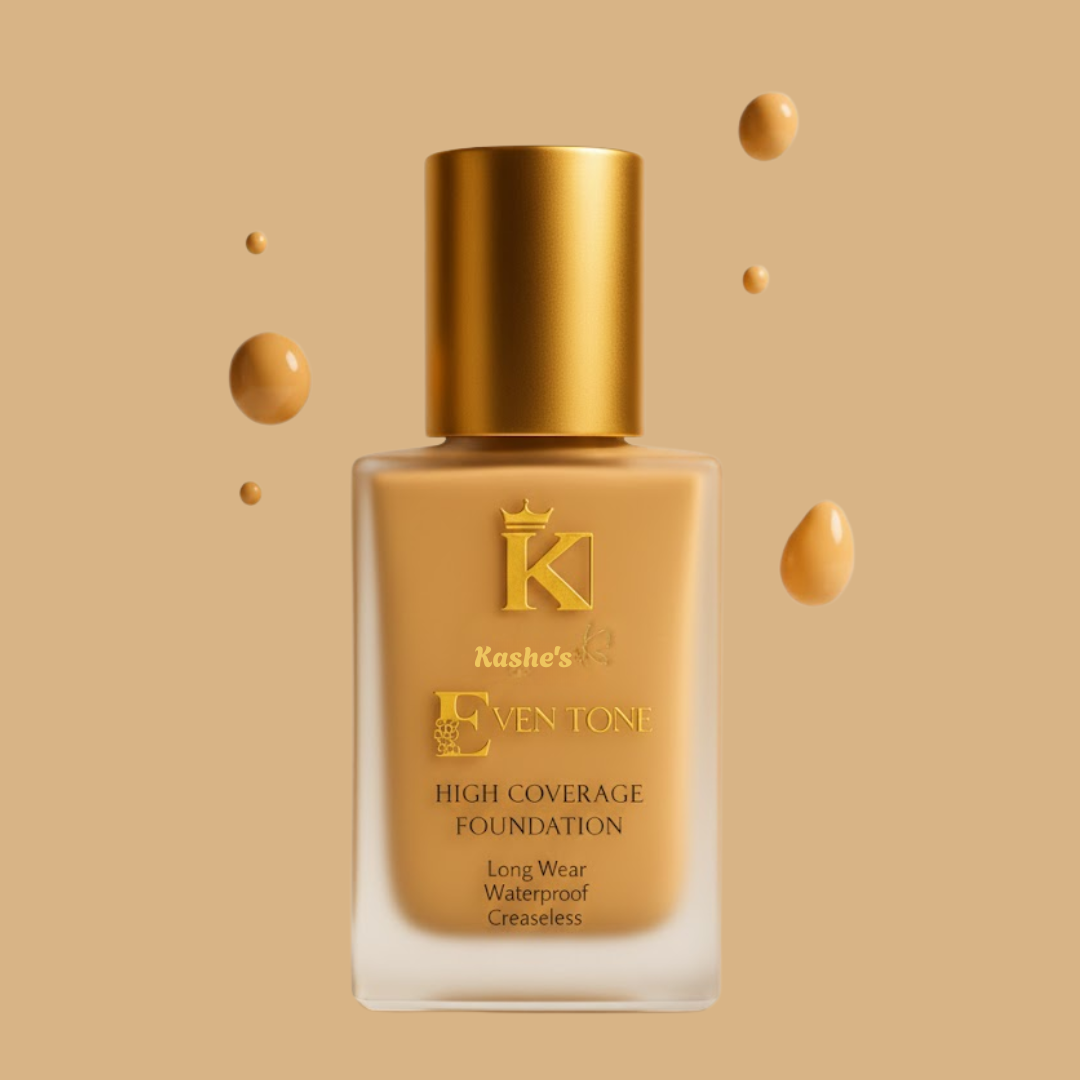 Kashe flawless & Even Tone Foundation | Waterproof & 24H long-lasting | For all Skin Types