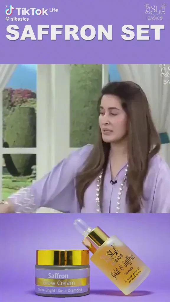 SL Basics Whitening Deal - Saffron cream + Gold serum for brightening