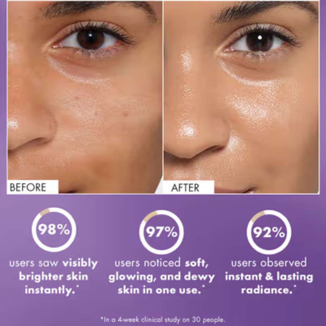 Skin Brightening Instant Facial Mask - Remove tan & Dull skin in just 5 minutes