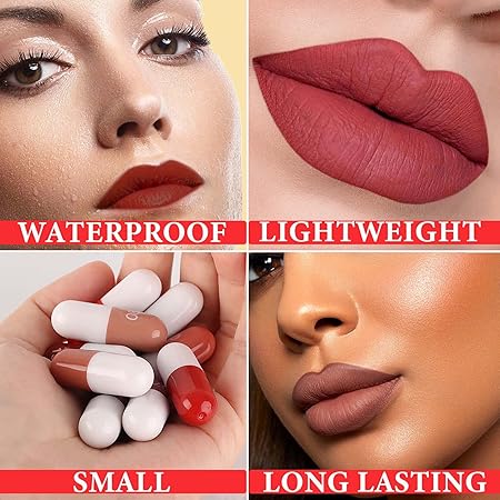 18 Pcs Capsule Pills Lipstick
