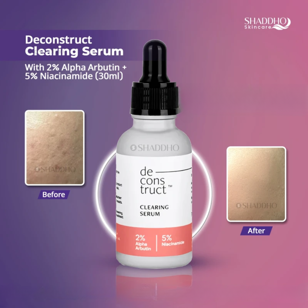 Deconstruct Clearing Serum - Remove Pigmentation & dark spots in just 7 days - Guaranteed Results