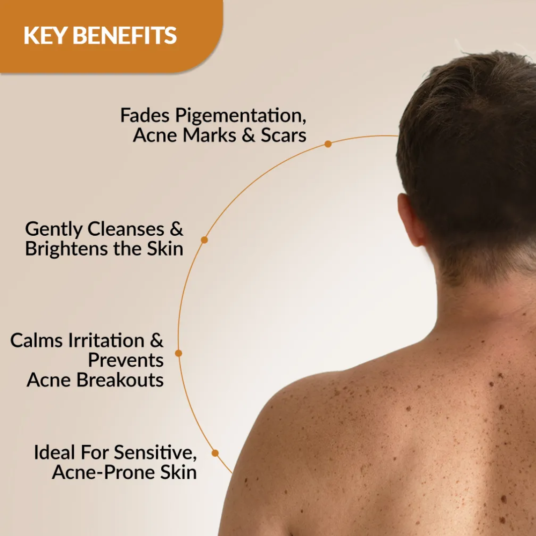 Skarfix-Plus Brightening Body Wash | 4% actives to cleanse, brighten, and fade dark spots - Instant DeTan Solution