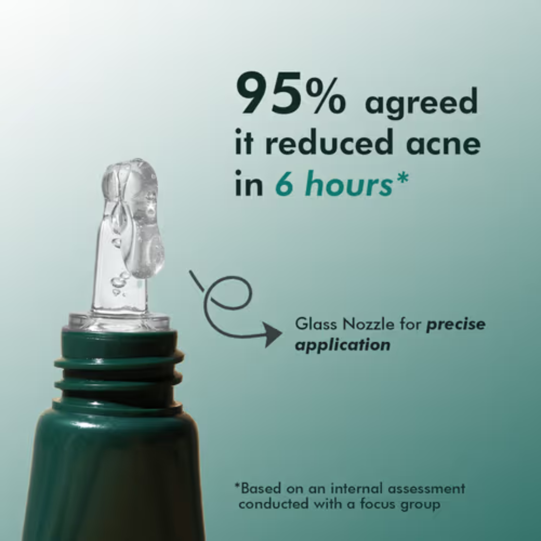 Conscious Chemist Acne Relief Gel | Reduces Pimples Fast | Controls Oil | Calms Redness