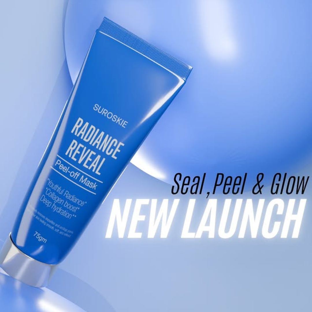 Suroskie peel off mask | cleanse & tighten pores | Glass like Skin in 20 minutes