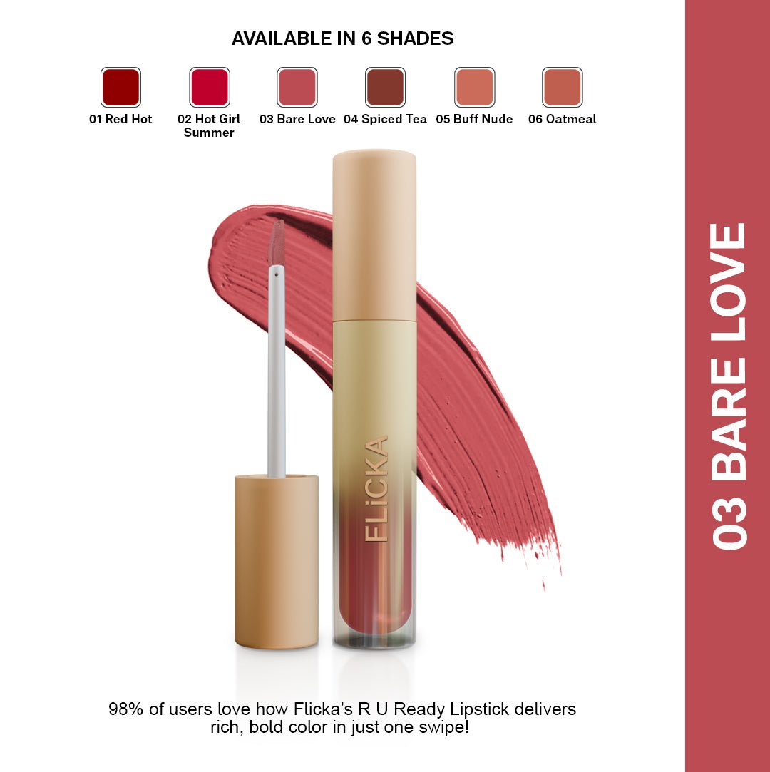 R U Ready Liquid Matte Lipstick -01-Red Hot