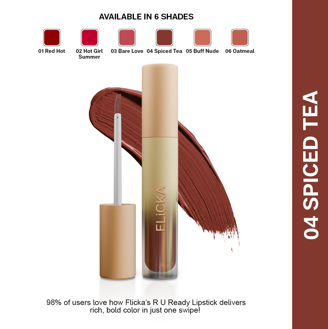 R U Ready Liquid Matte Lipstick -01-Red Hot