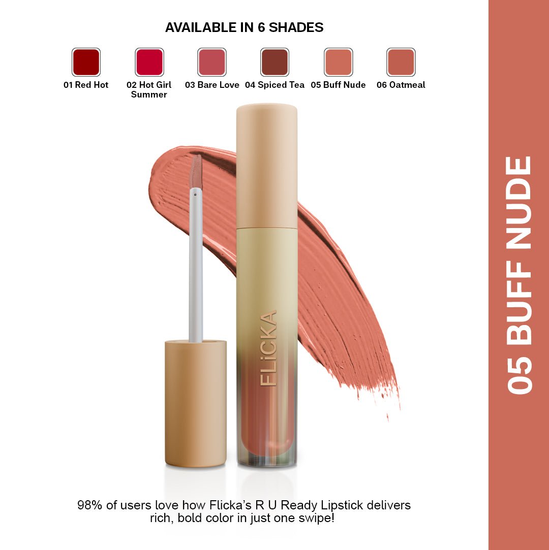 R U Ready Liquid Matte Lipstick -01-Red Hot